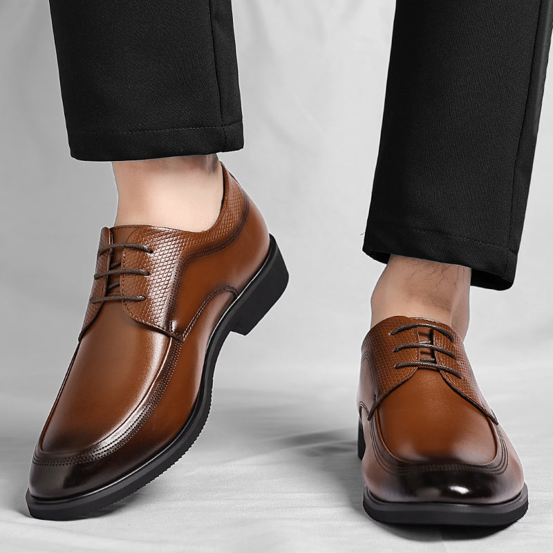 MANSSINO™ | Men's Polished Leather Oxford