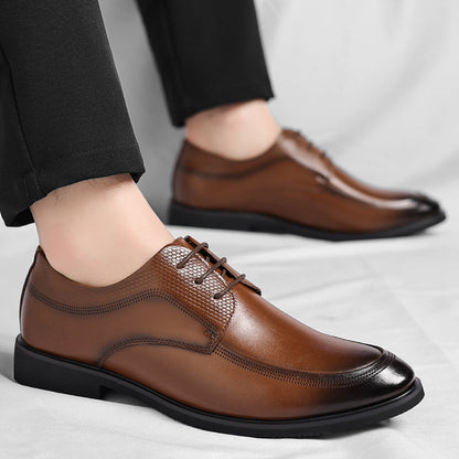 MANSSINO™ | Men's Polished Leather Oxford