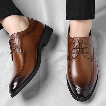 MANSSINO™ | Men's Polished Leather Oxford