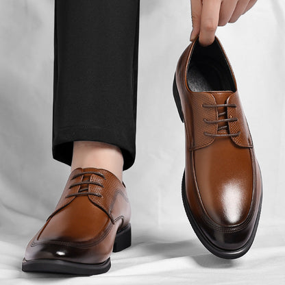 MANSSINO™ | Men's Polished Leather Oxford