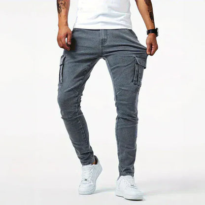 MONVIEL™ | Men's Stretch Denim Cargo Jeans