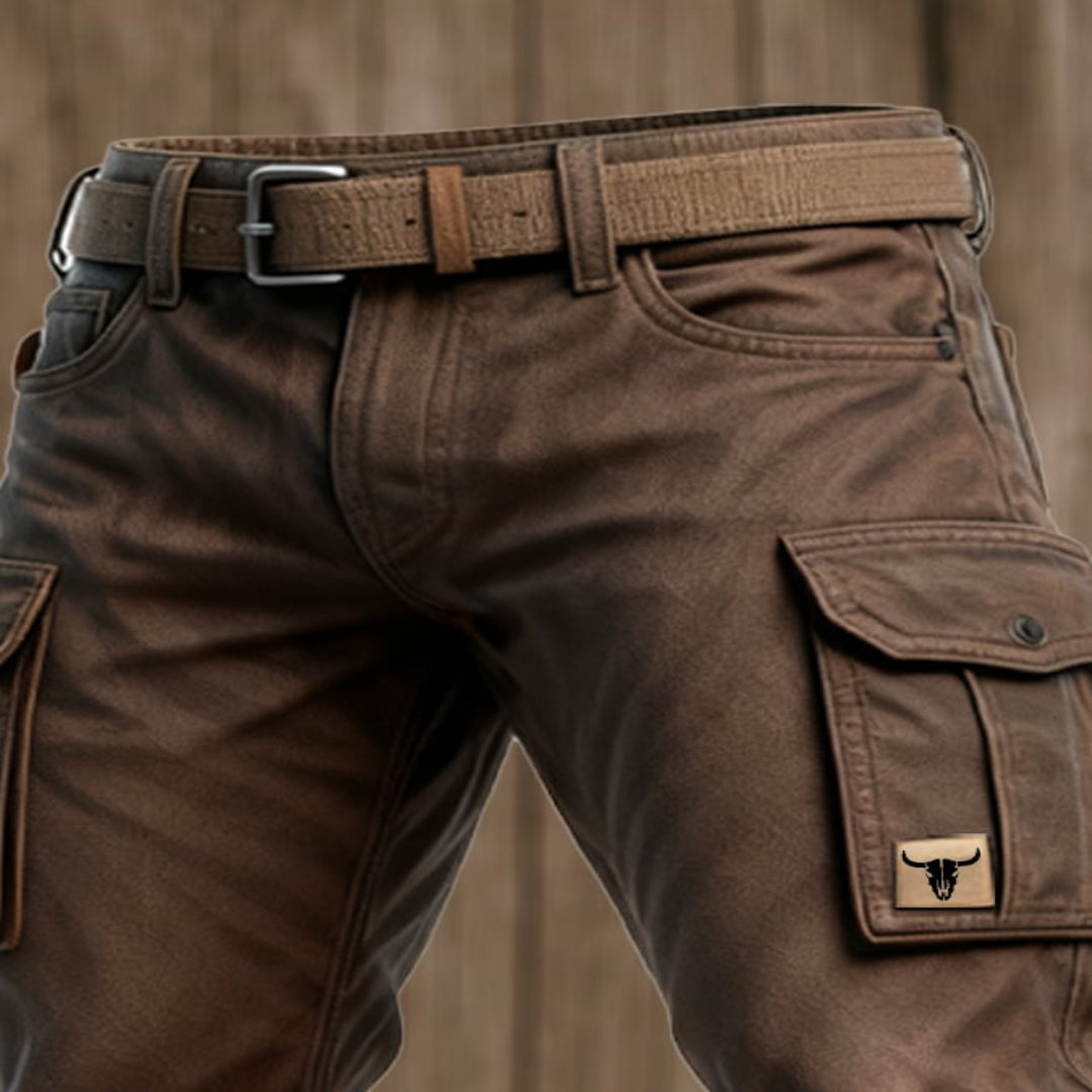 MONVIEL | Mens Lined Cargo Trousers