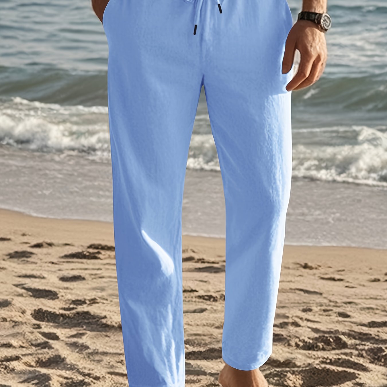 MONVIEL™ | Men's Drawstring Linen Trousers