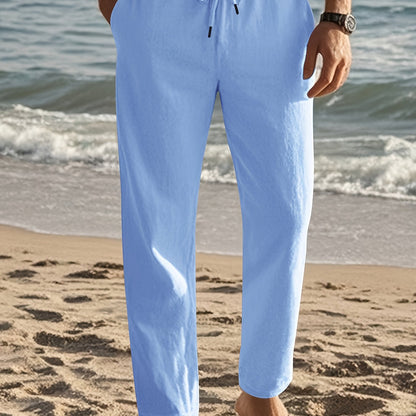 MONVIEL™ | Men's Drawstring Linen Trousers