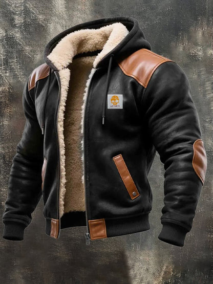 MONVIEL™ | Vintage Suede Hooded Jacket