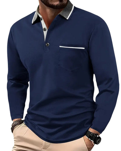 MONVIEL | Classic Long-Sleeve Polo