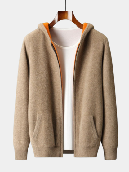 MANSSINO™ | Merino Wool Hooded Pullover