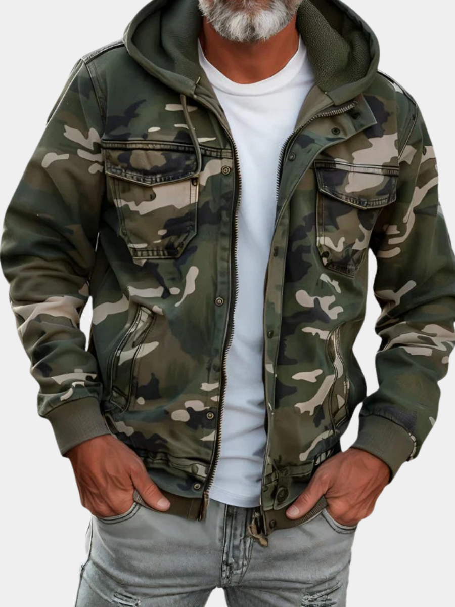 MANSSINO™ | Military-Style Hooded Jacket