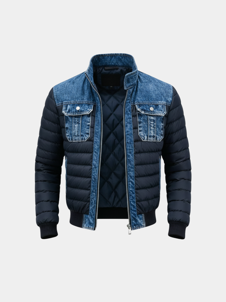 MANSSINO™ | Hybrid Padded Denim Jacket