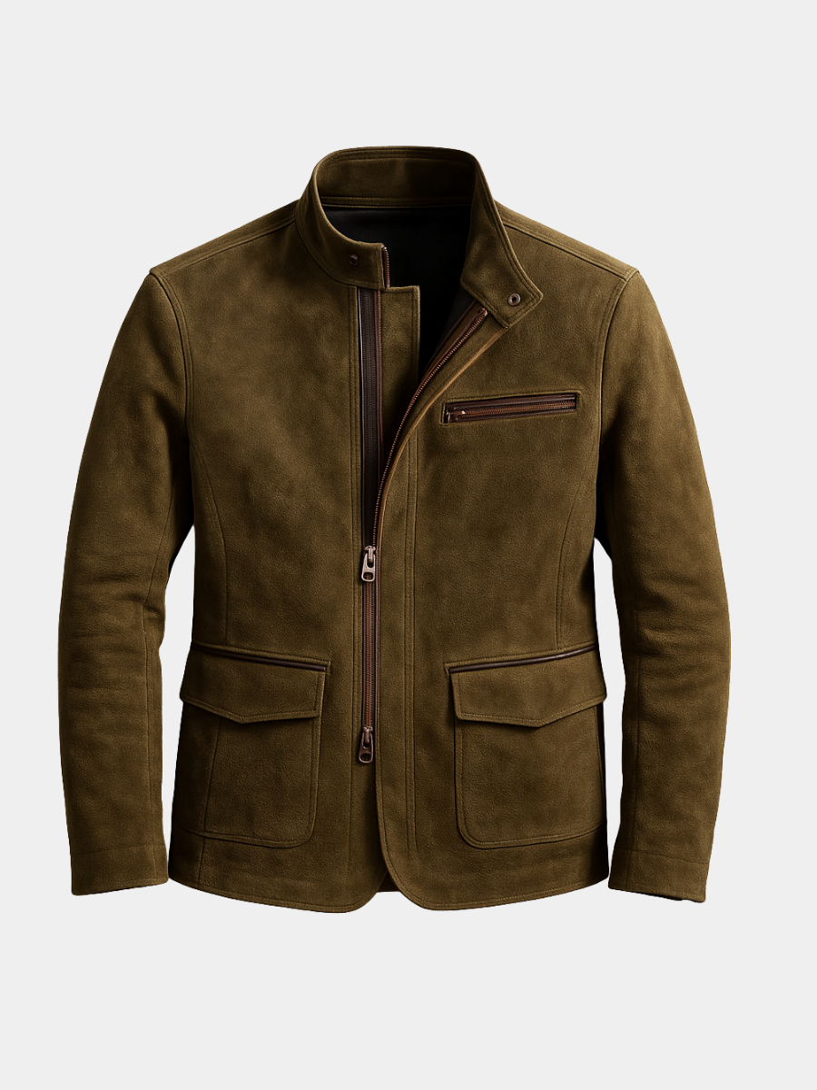 MANSSINO™ | Suede Field Jacket