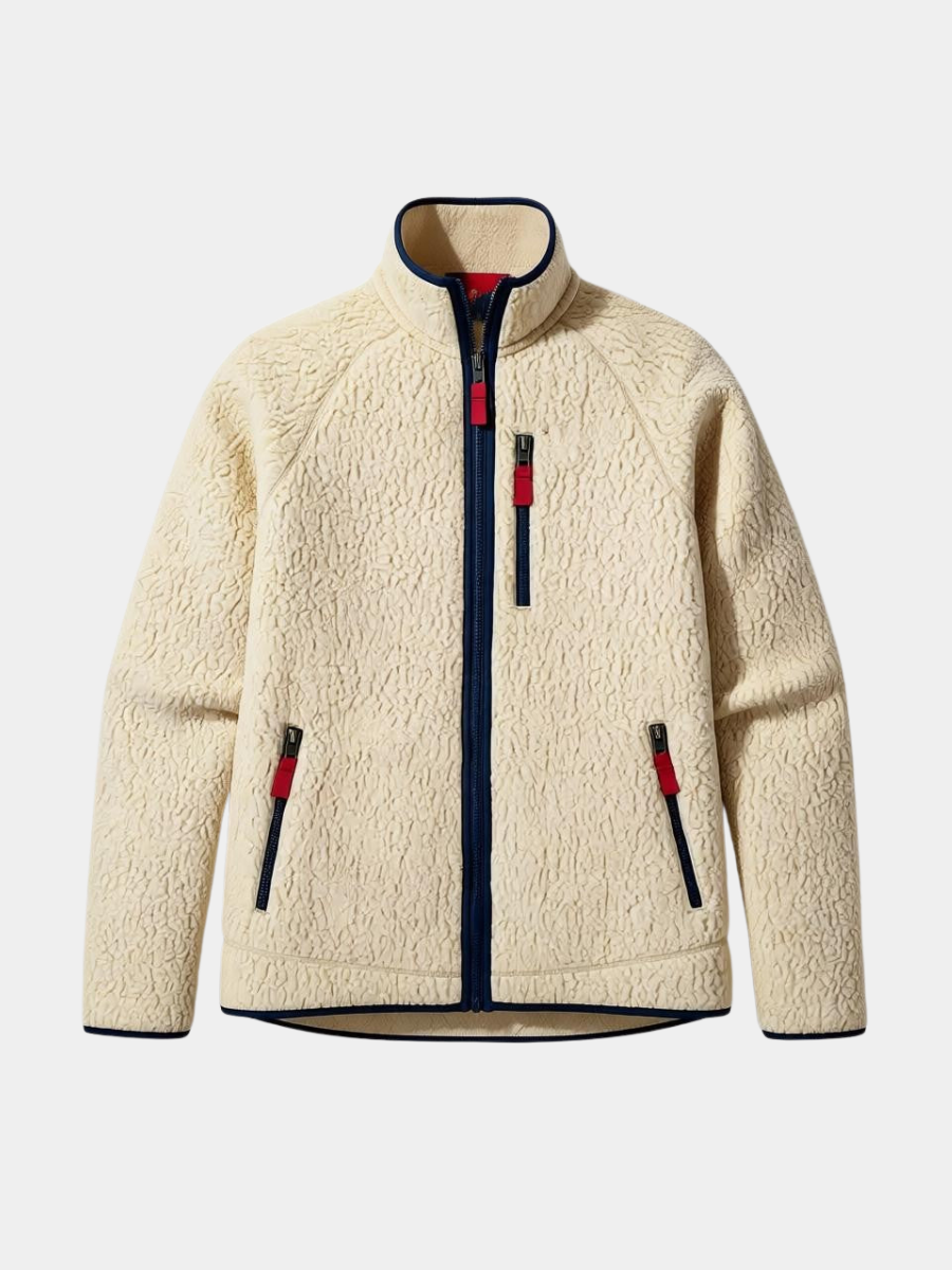 LAURENT MONACO | VESTE EN POLAIRE SHERPA POUR HOMME