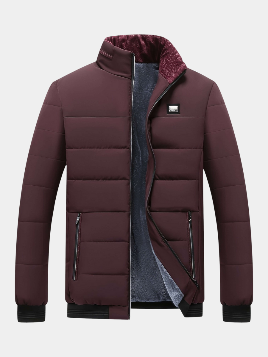 MANSSINO™ | Fleece-Lined Winter Zip Jacket