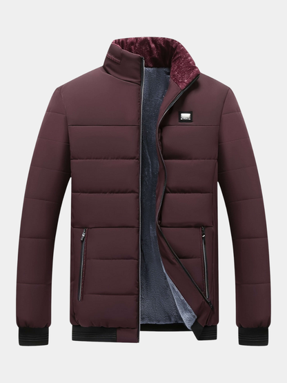 MANSSINO™ | Fleece-Lined Winter Zip Jacket