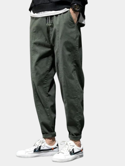 MANSSINO™ | Men's Tapered Drawstring Cargo Trousers