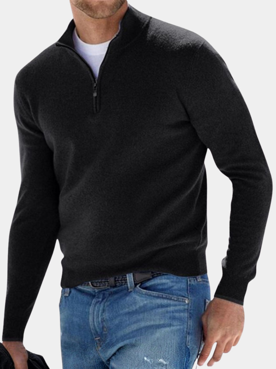 MONVIEL | Mens Half-Zip Knit