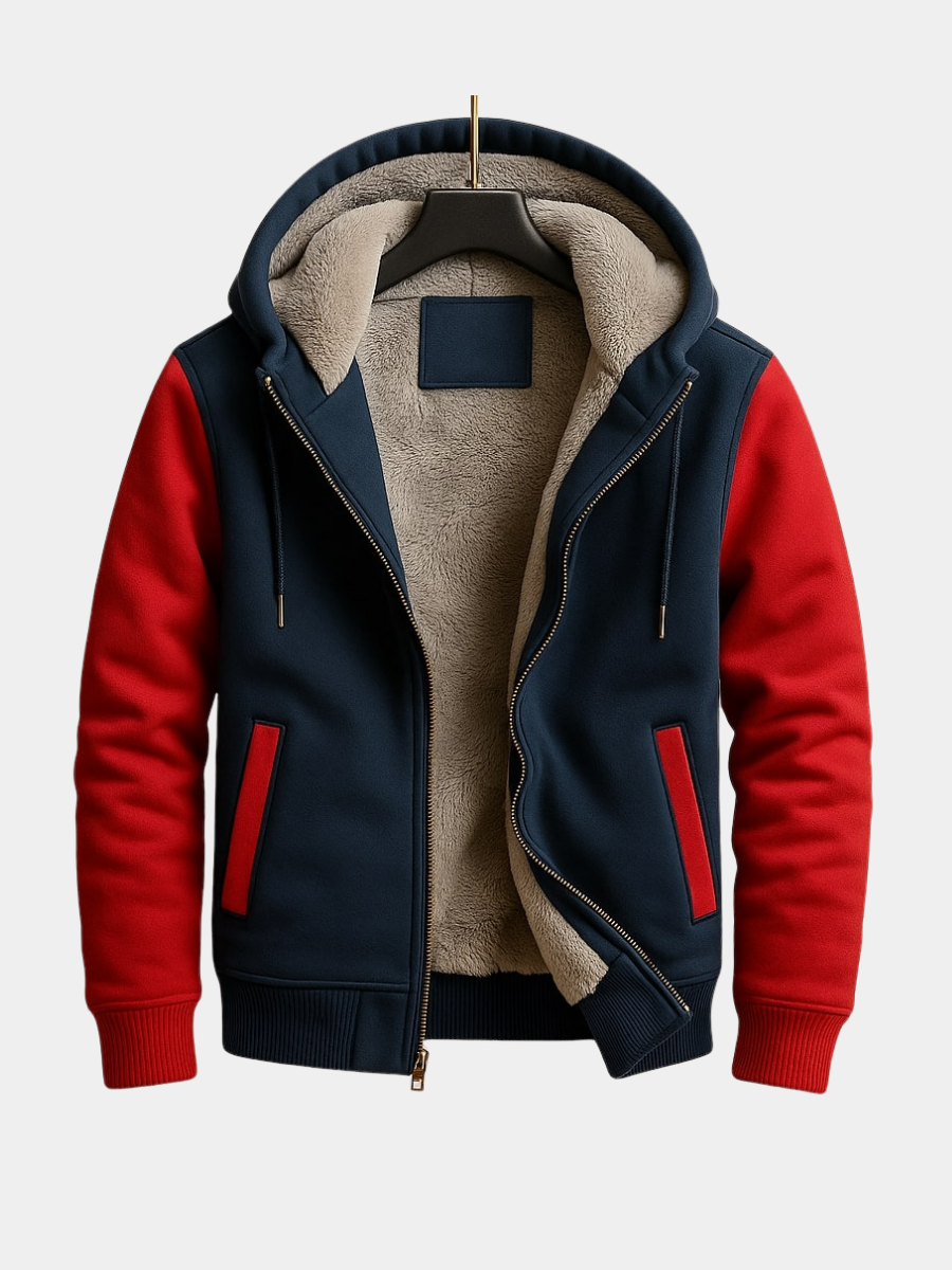 LAURENT MONACO | VESTE DOUBLÉE À CAPUCHE POUR LES HOMMES