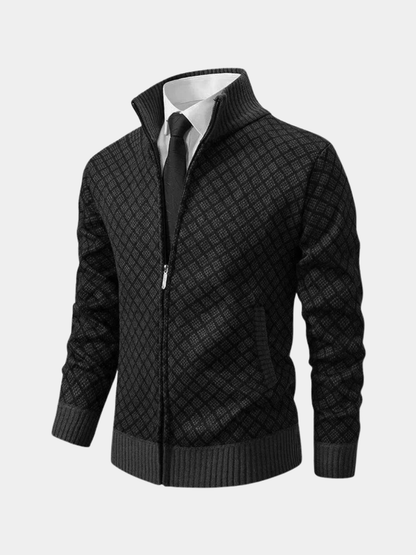 MANSSINO™ | Waffle-Texture Full-Zip Gilet