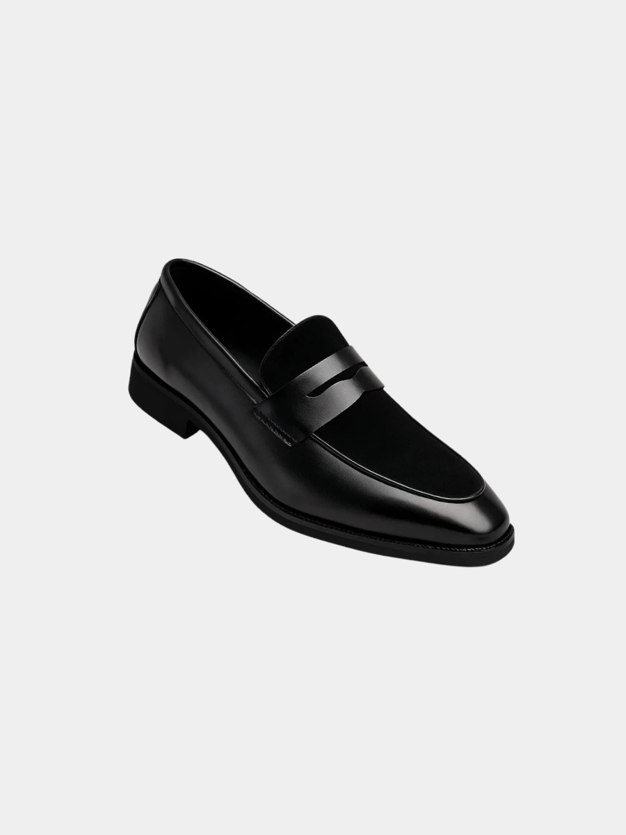 MANSSINO™ | Men's Mixed-Material Penny Loafer