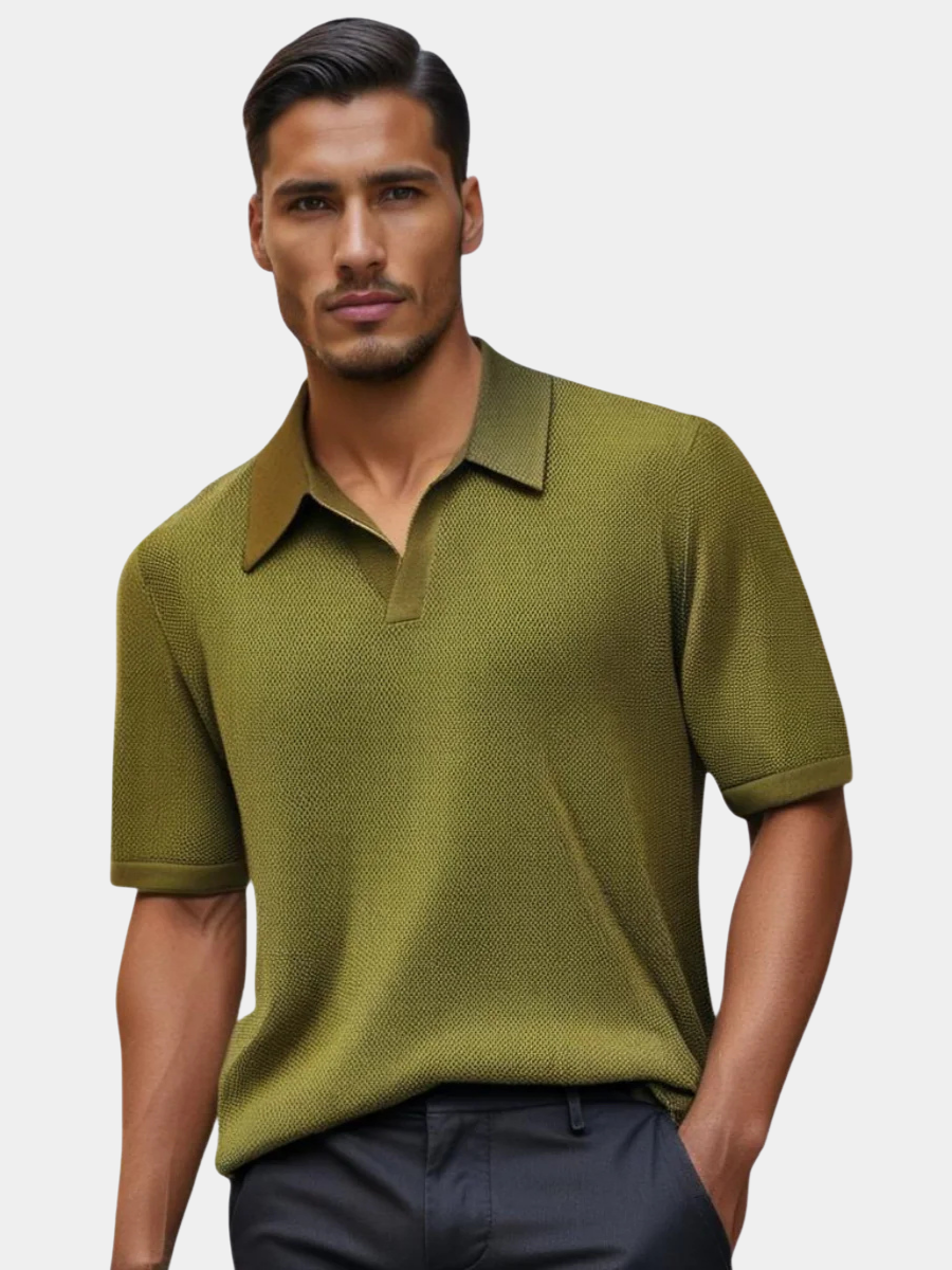 MONVIEL™ | Men's Knitted Polo Shirt