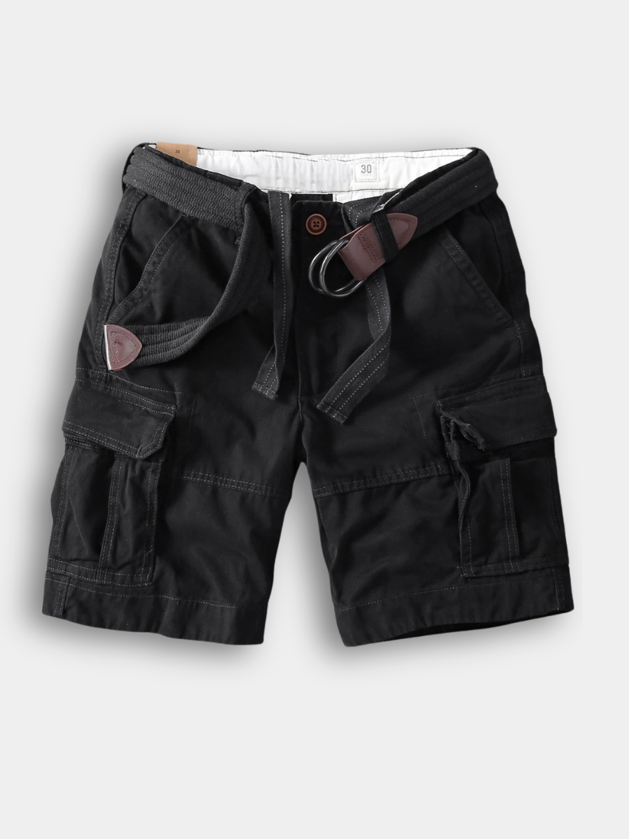 MANSSINO™ | Men's Cotton Cargo Shorts with Belt