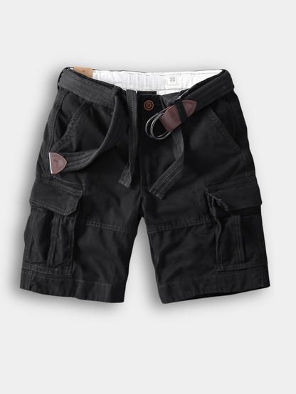 MANSSINO™ | Men's Cotton Cargo Shorts with Belt