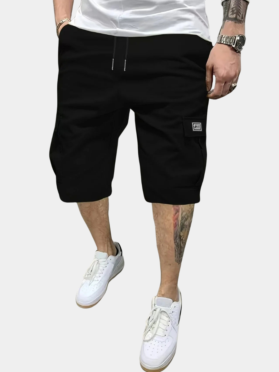 MANSSINO™ | Men's Cotton Cargo Drawstring Shorts