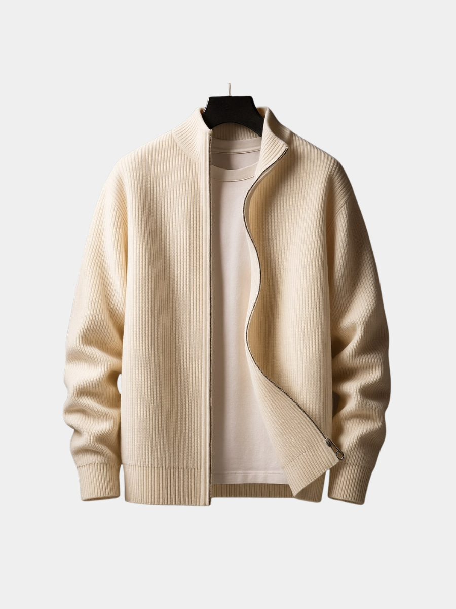 Brennan™ | Pull zippé côtelé homme