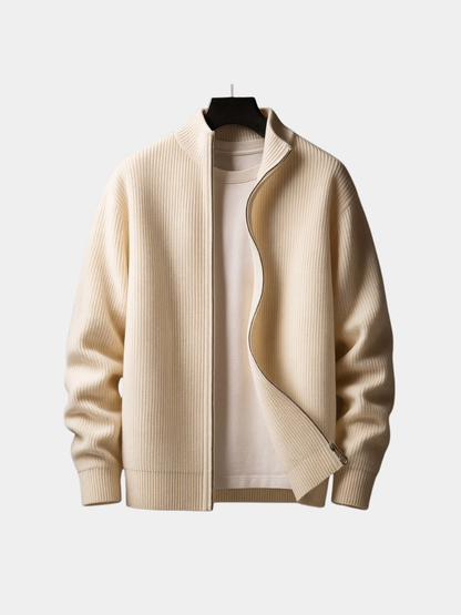 Brennan™ | Pull zippé côtelé homme