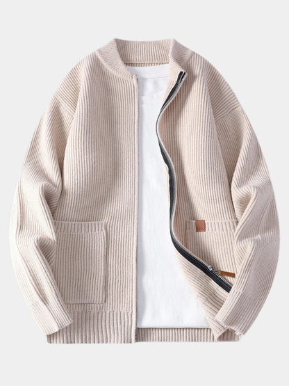 Oskar™ | Veste zippée en velours côtelé