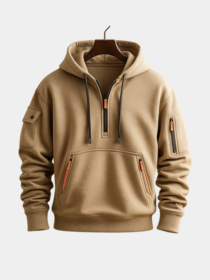 MANSSINO™ | Men's Half-Zip Fleece Hoodie