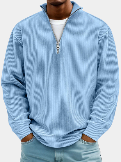 MONVIEL™ | Mid-Zip Warm Knit