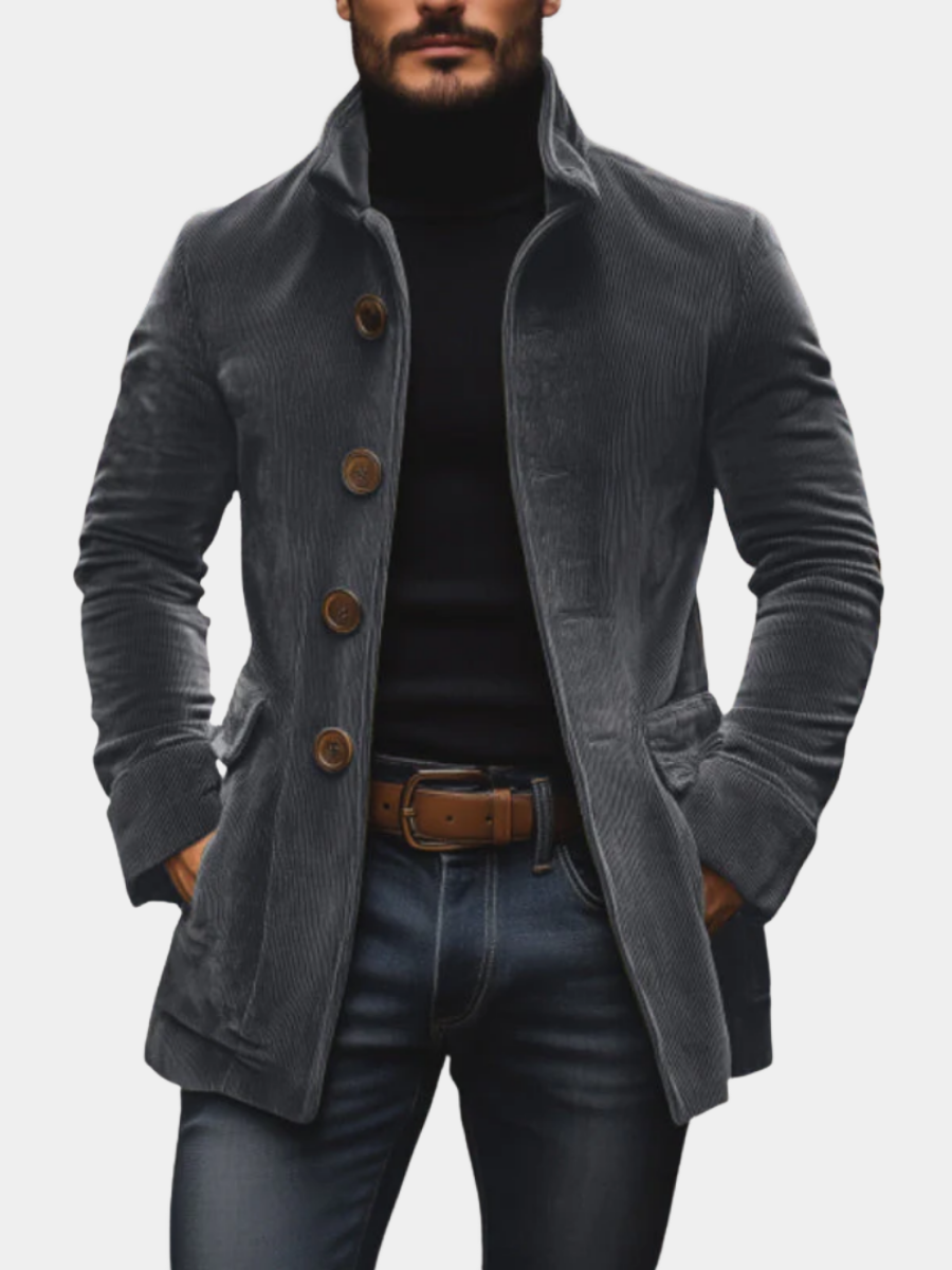 LAURENT MONACO | VESTE EN COTON CORDÉE POUR HOMME