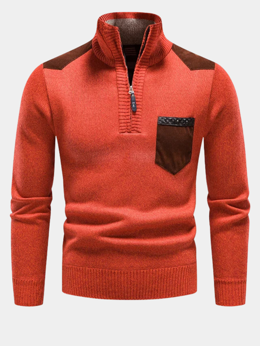Benoît™ | Pull polaire col zippé