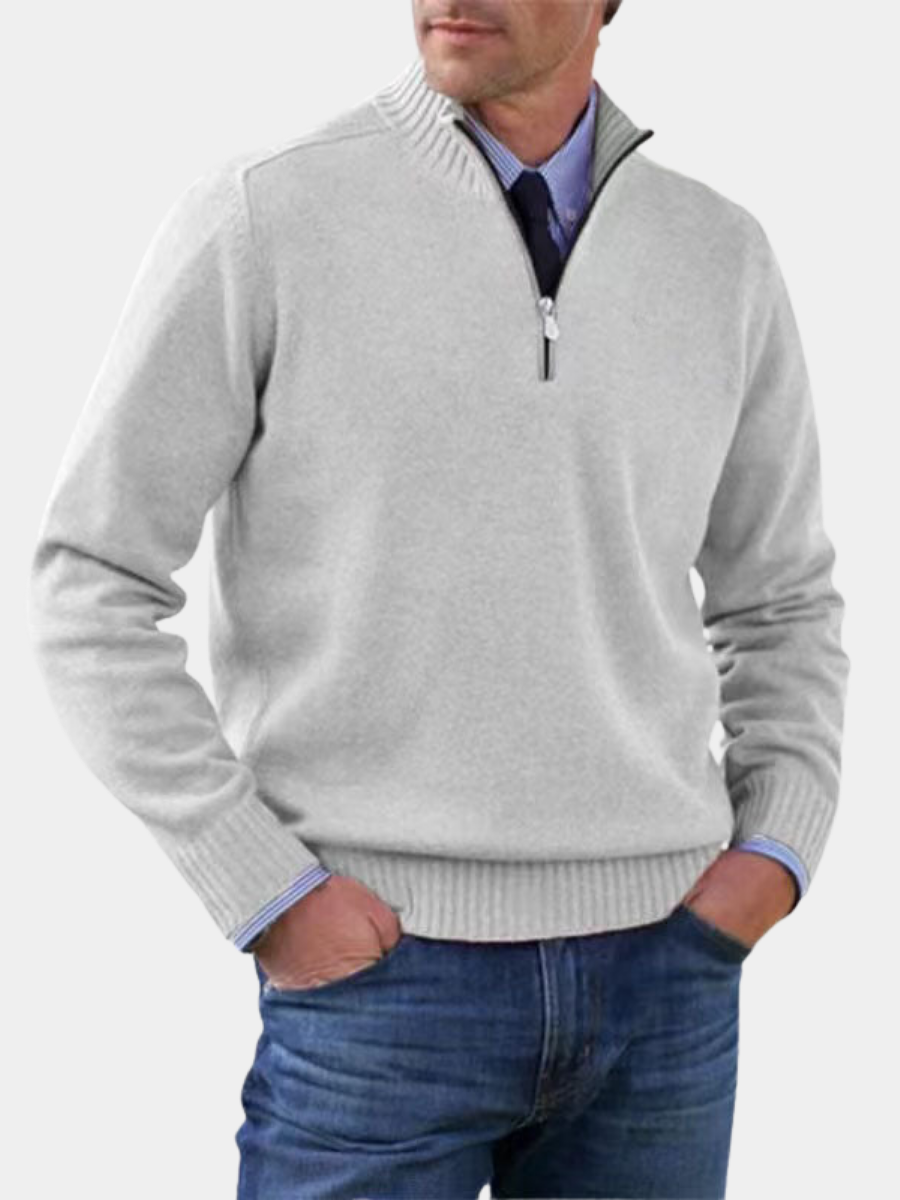 MONVIEL™ | Anti-Pill Mid-Zip Knit
