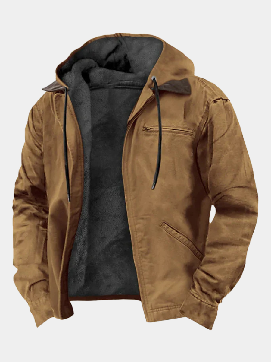 LAURENT MONACO | VESTE AVEC CAPUCHE POUR HOMME AUTOMNALE