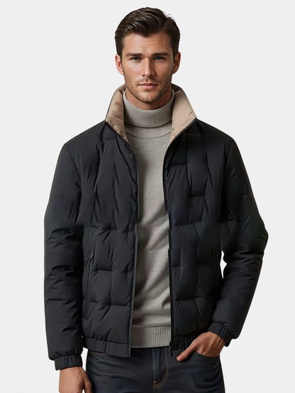 MANSSINO™ | Quilted Snap-Zip Jacket
