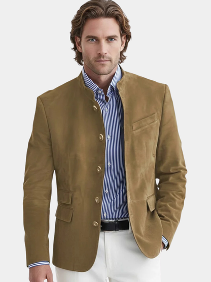 MANSSINO™ | Suede-Effect Blazer