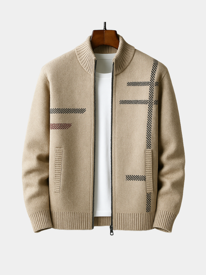 MANSSINO™ | Knit Zip-Up Jacket