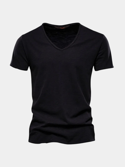 MONVIEL™ | Everyday Cotton V-Neck Tee