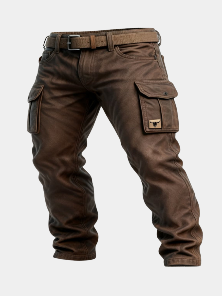 MONVIEL | Mens Lined Cargo Trousers