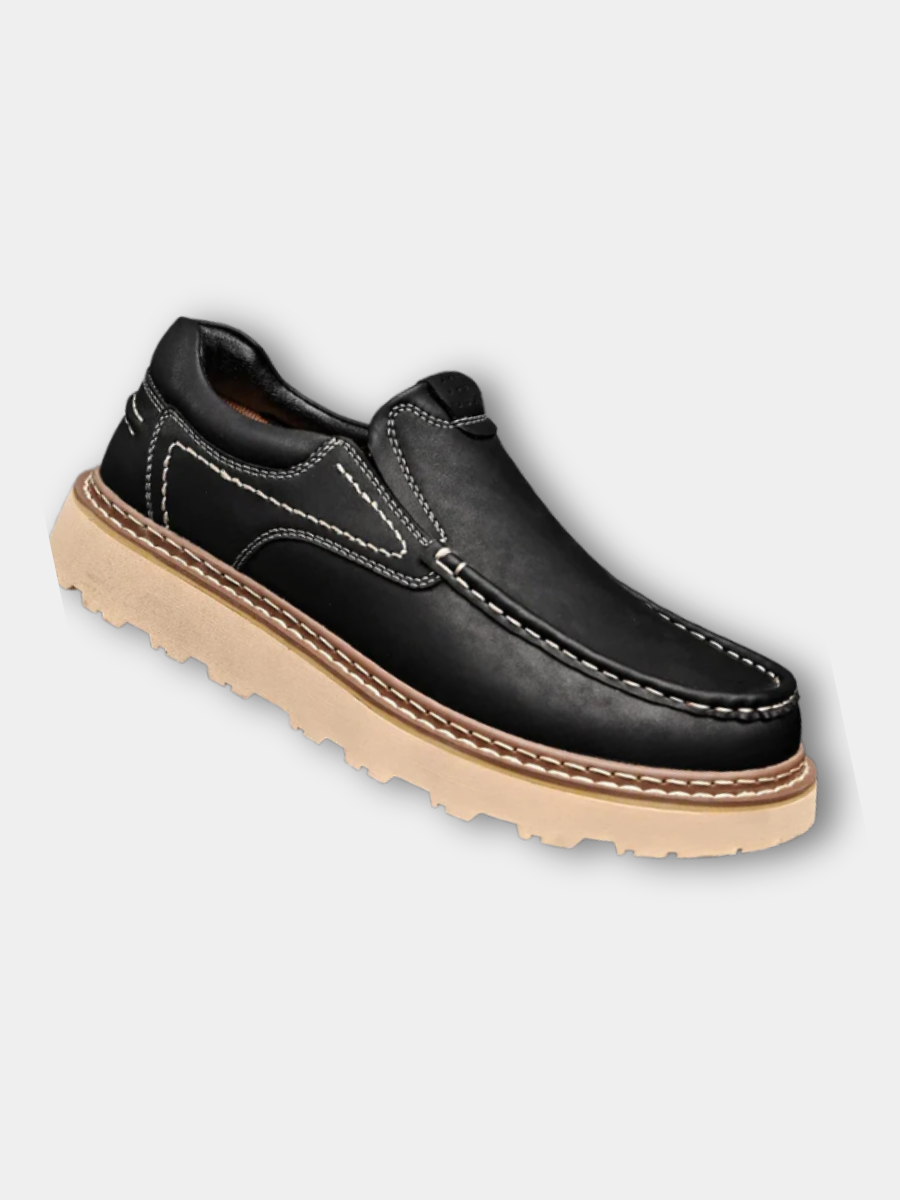 MANSSINO™ | Men's Cowhide Platform Slip-On