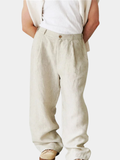 MANSSINO™ | Men's Wide-Leg Linen Trousers