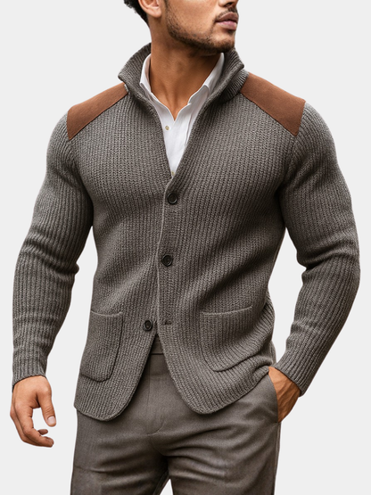 MONVIEL™ | Mens Textured-Knit Blazer