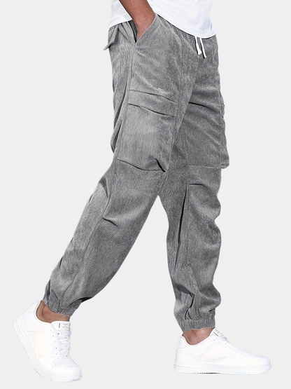 LAURENT MONACO | PANTALON CARGO EN CORDUROY