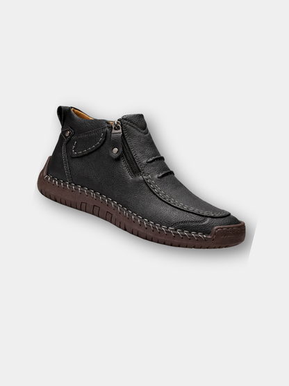 MANSSINO™ | Ergonomic Side-Zip Walking Shoe