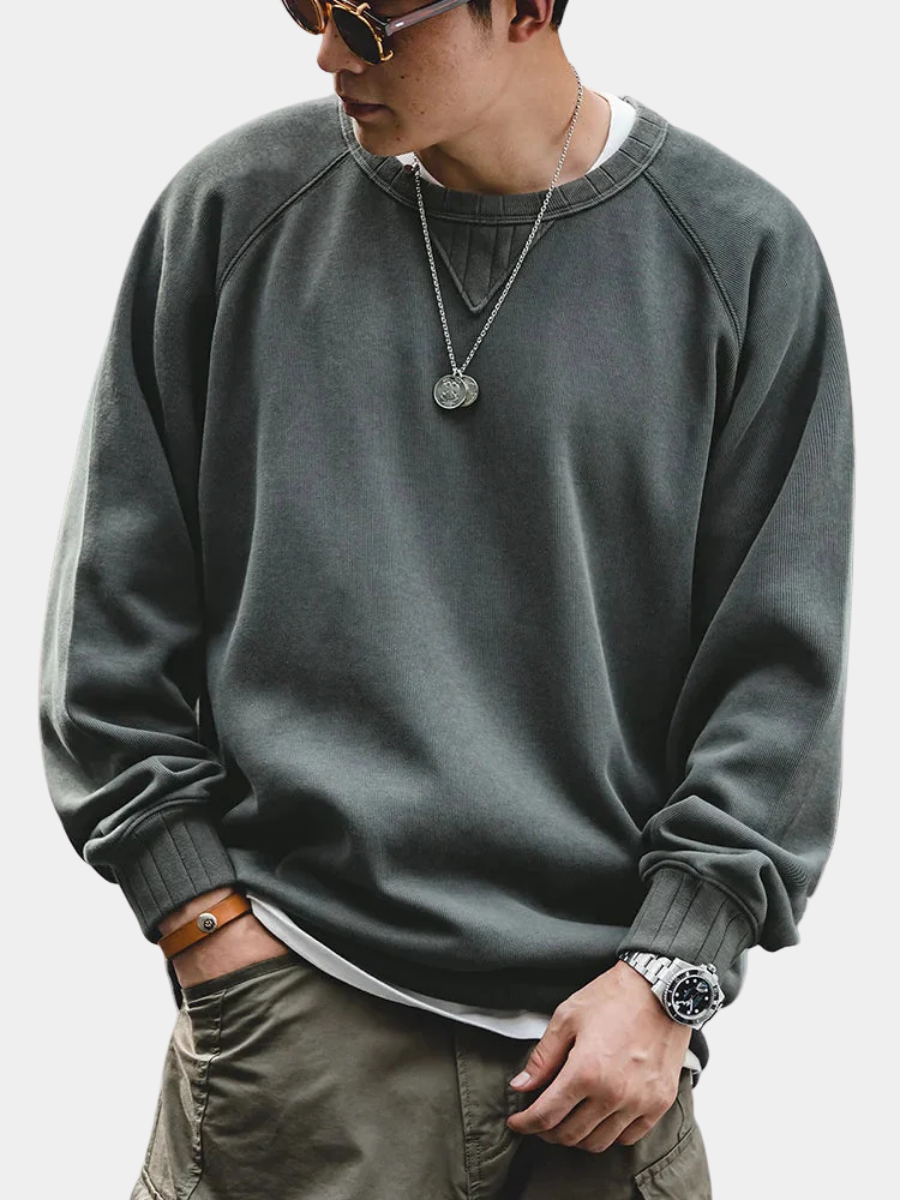 MANSSINO™ | Vintage Crew Neck Sweatshirt