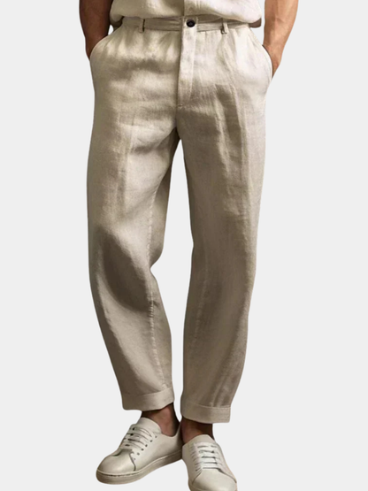 MANSSINO™ | Men's Straight-Leg Linen Summer Trousers