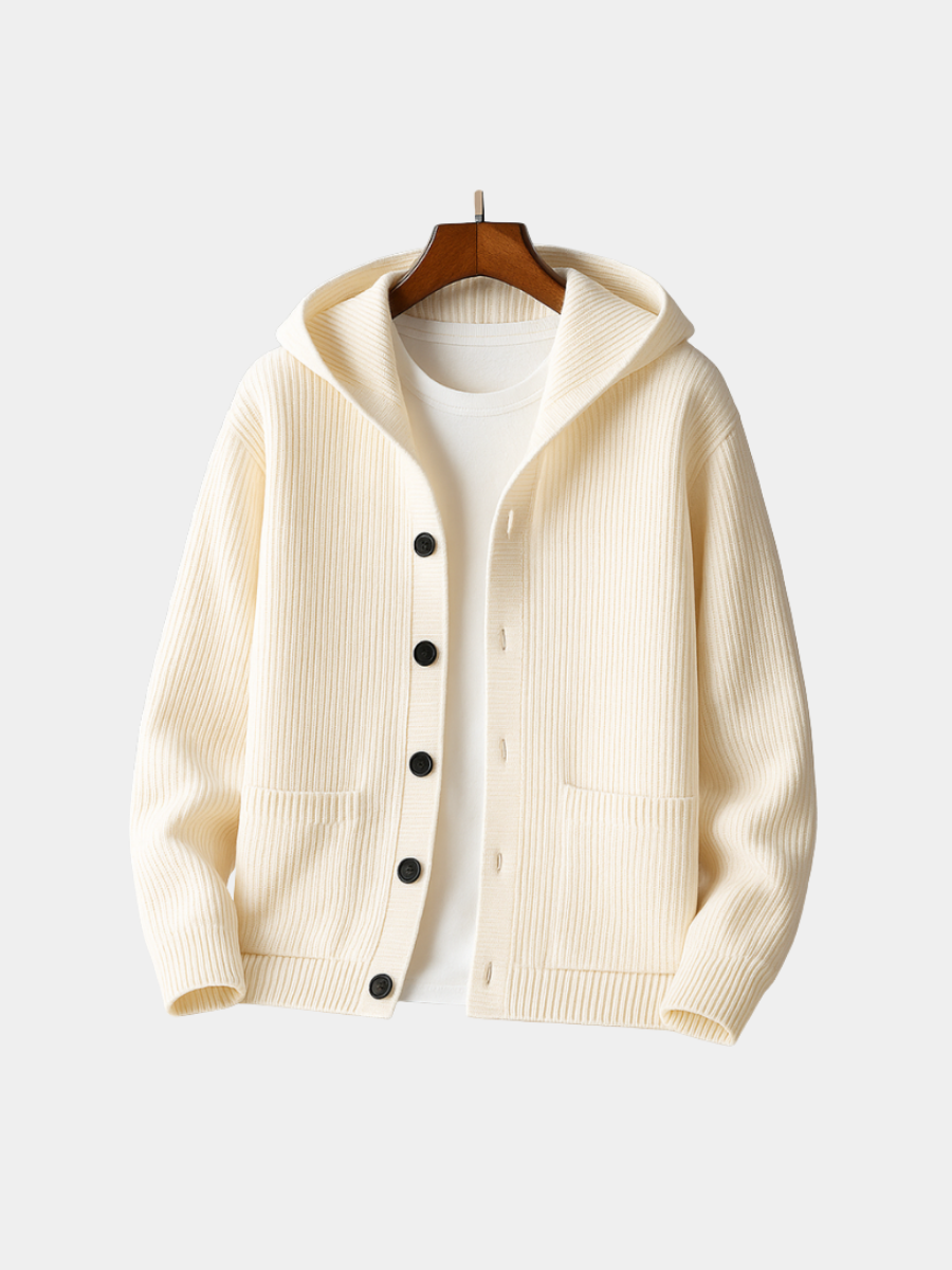 MANSSINO™ | Hooded Zip Cardigan