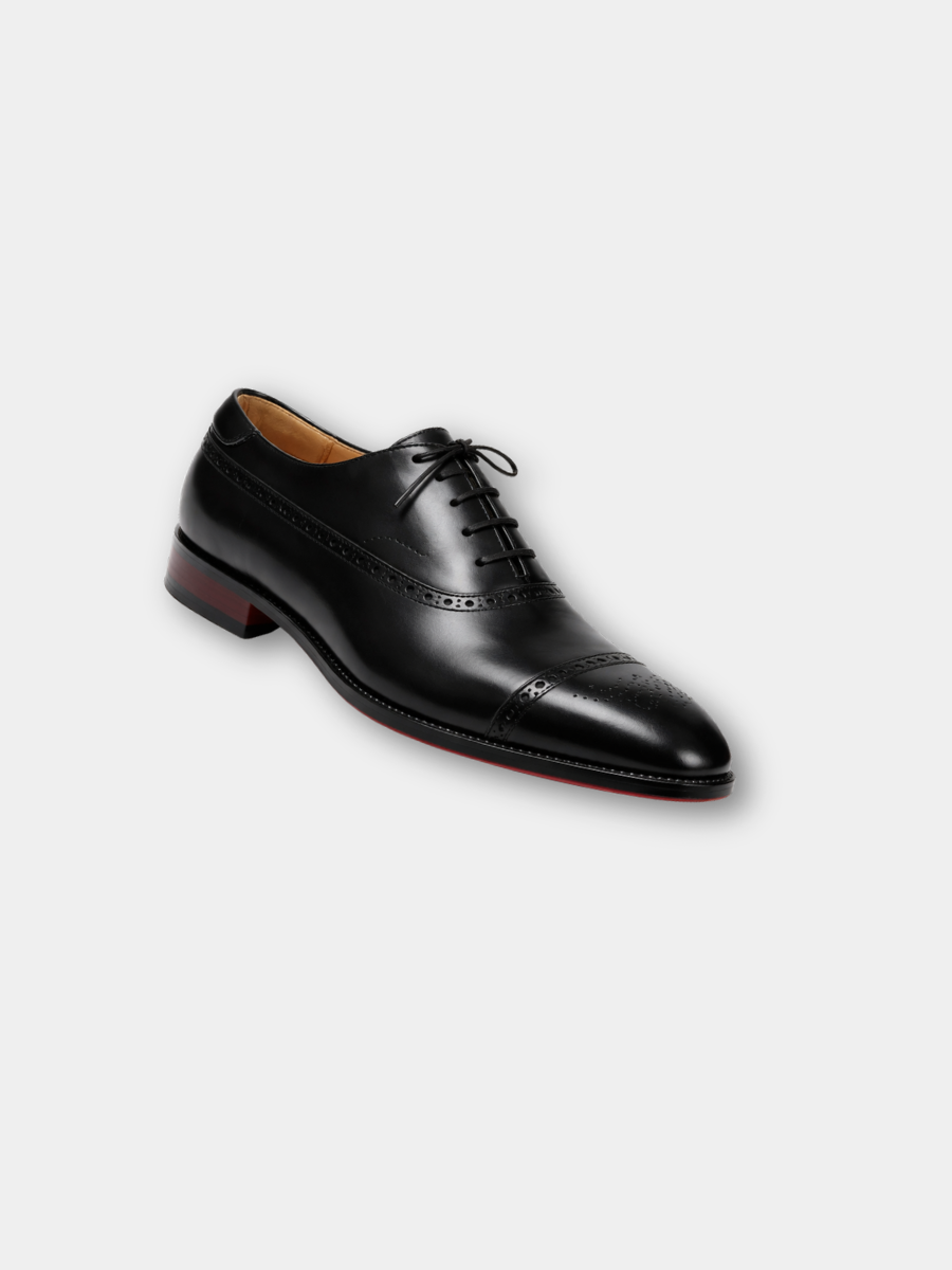 MANSSINO™ | Men's Hand-Finished Leather Brogue