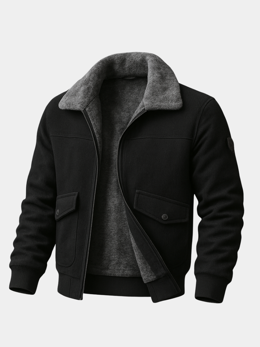 LAURENT MONACO | VESTE POUR HOMME AVEC FAUSSE FOURRURE